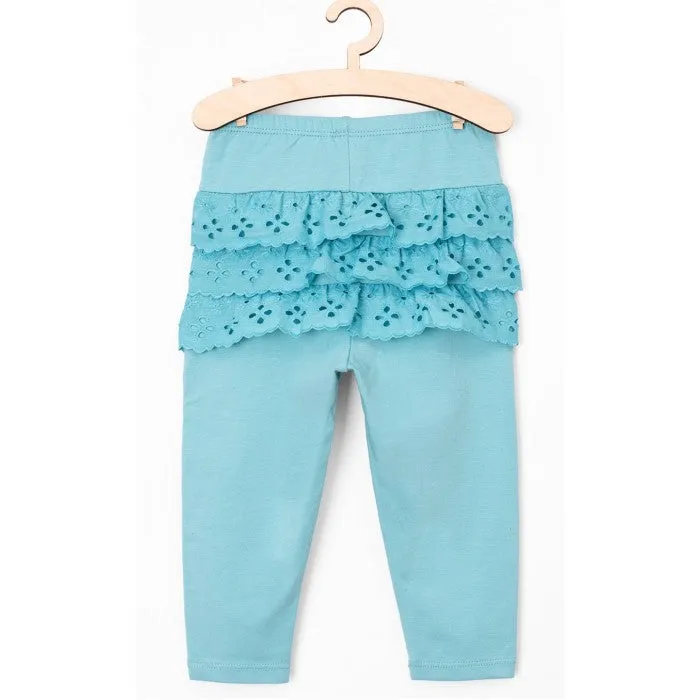 51015 Back Style Frill Mint Green Legging 4399