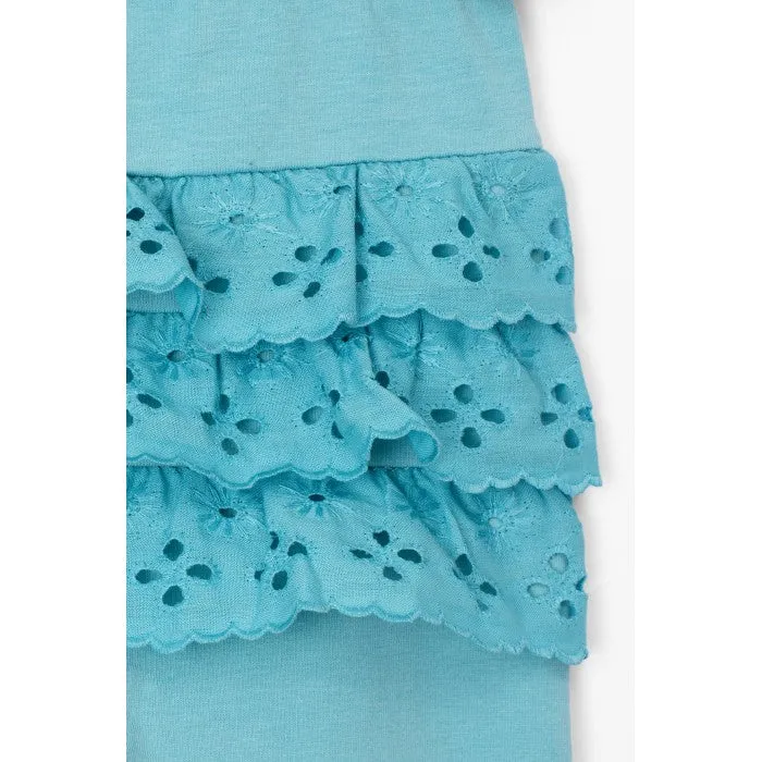 51015 Back Style Frill Mint Green Legging 4399