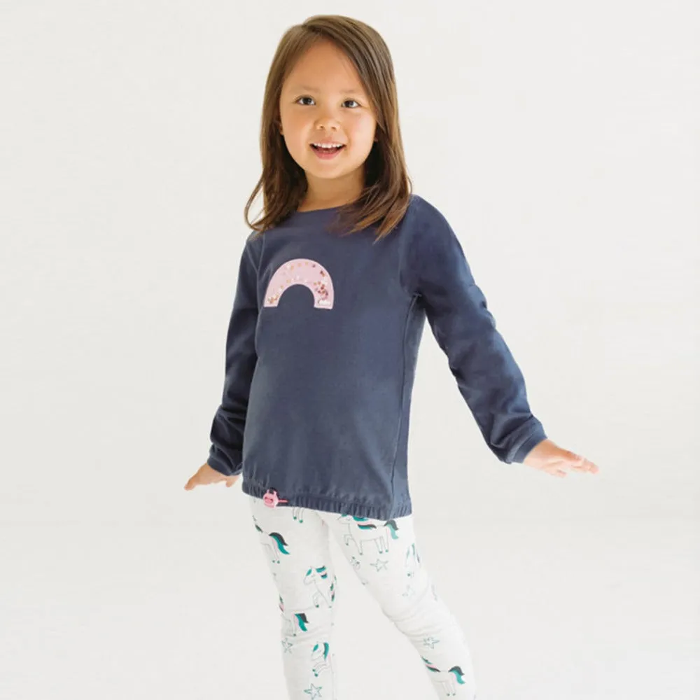 5.10.15 Rainbow Unicorn Light Grey Legging 11328