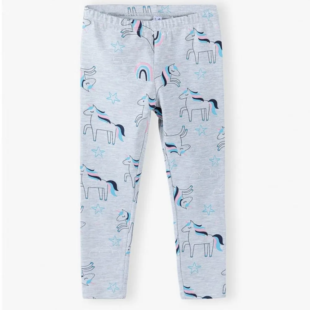5.10.15 Rainbow Unicorn Light Grey Legging 11328