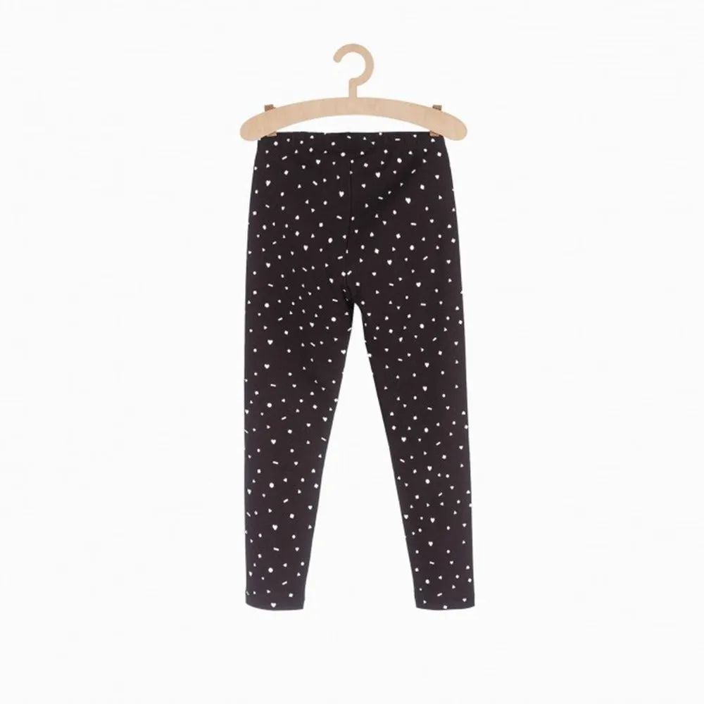 5.10.15 Small Hearts & Shape Black Legging 11334
