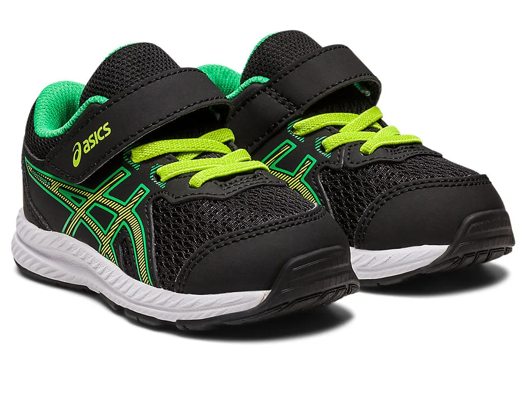 Asics Contend 8 TS - Kids - Black/Lime Zest
