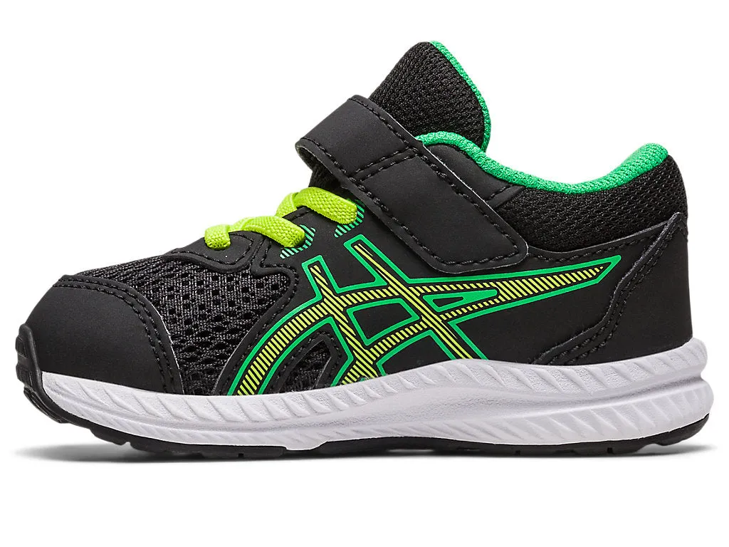 Asics Contend 8 TS - Kids - Black/Lime Zest