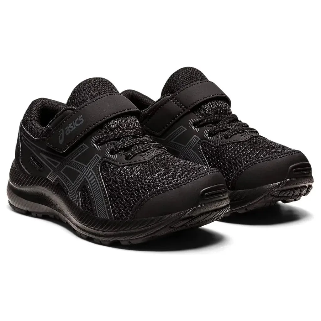 ASICS Contend PS Black/Carrier Grey