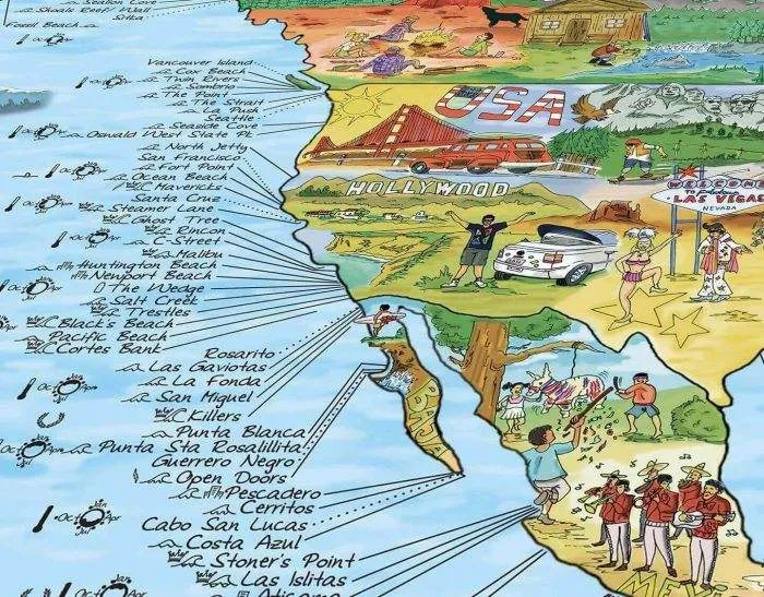 Awesome Maps Surftrip Map