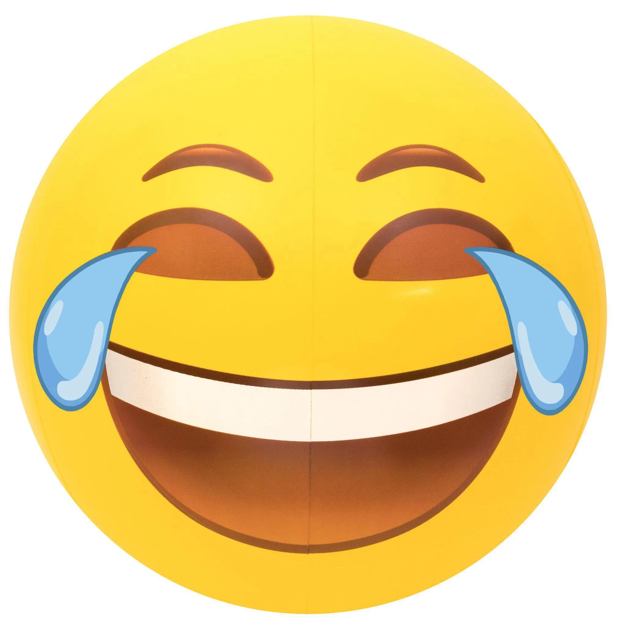 Beach Ball Emoji Emoticon Inflatable, Toys for Kids and Adults Funny Party Volleyball 27 inch