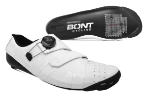 Bont Riot  Carbon Road Shoe White/Gloss White