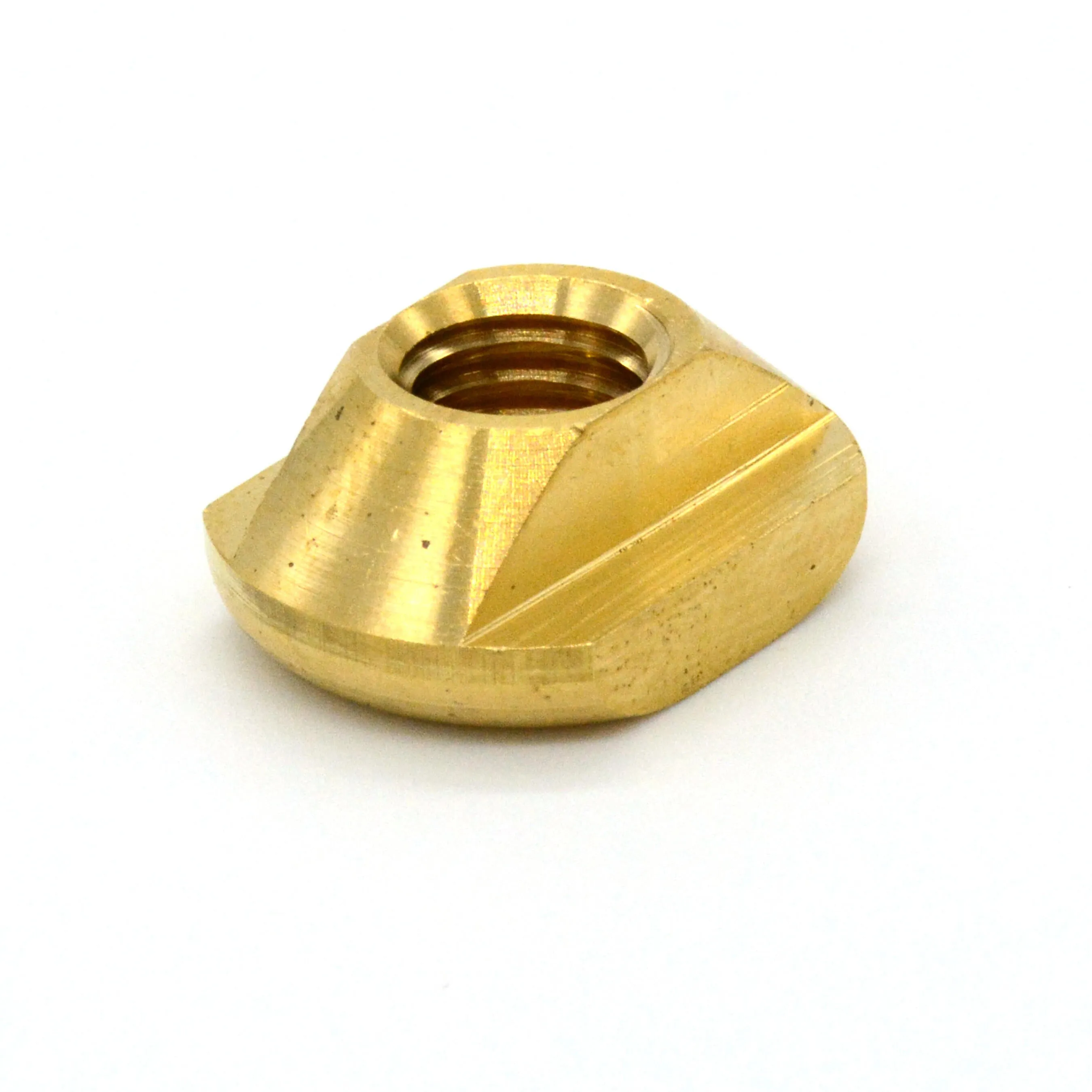 Brass Threaded Spline Nut for Mast Support Plates on SIDE ON Windsurf Boards , gold