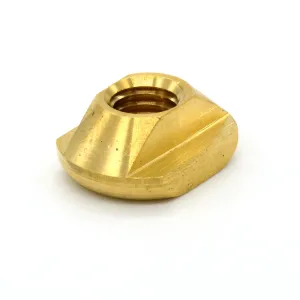 Brass Threaded Spline Nut for Mast Support Plates on SIDE ON Windsurf Boards , gold