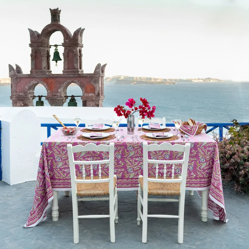 Climbing Dahlia Lilac Tablecloth