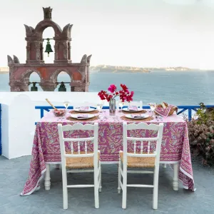 Climbing Dahlia Lilac Tablecloth
