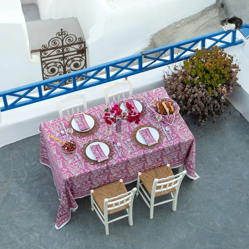 Climbing Dahlia Lilac Tablecloth