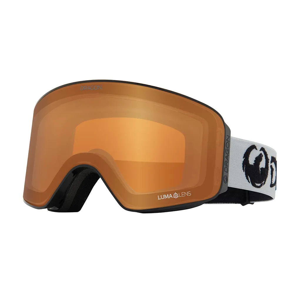 Dragon 2024 NFX Mag OTG Goggle   Extra Lens - Classic Grey/Gold Ion