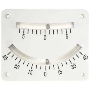 Dual Scale Sailing Inclinometer