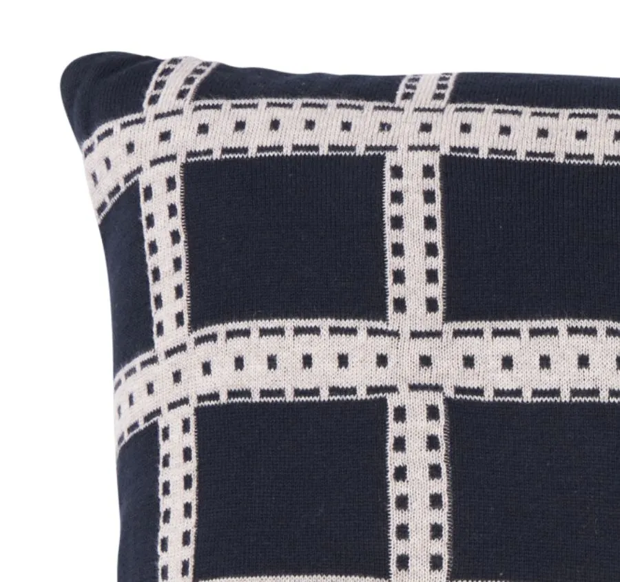 Equestrian Luxe 50x50cm Filled Cushion Navy