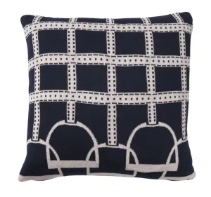 Equestrian Luxe 50x50cm Filled Cushion Navy