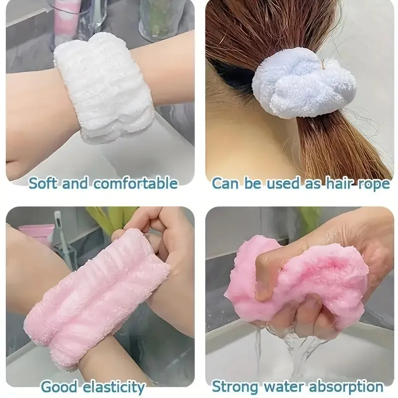 Face Washing Wrist With Sweat Wiping Bracelet Absorbing Sleeve