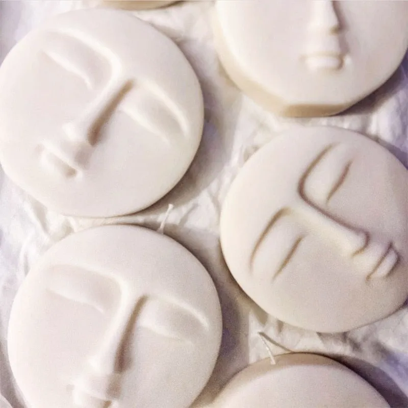 Frosty Face Candle Silicone Mold