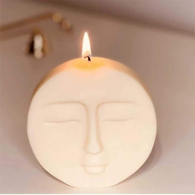 Frosty Face Candle Silicone Mold