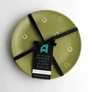 Hunt Seat Paper Co. - Lucky Side Plate - Set of Four