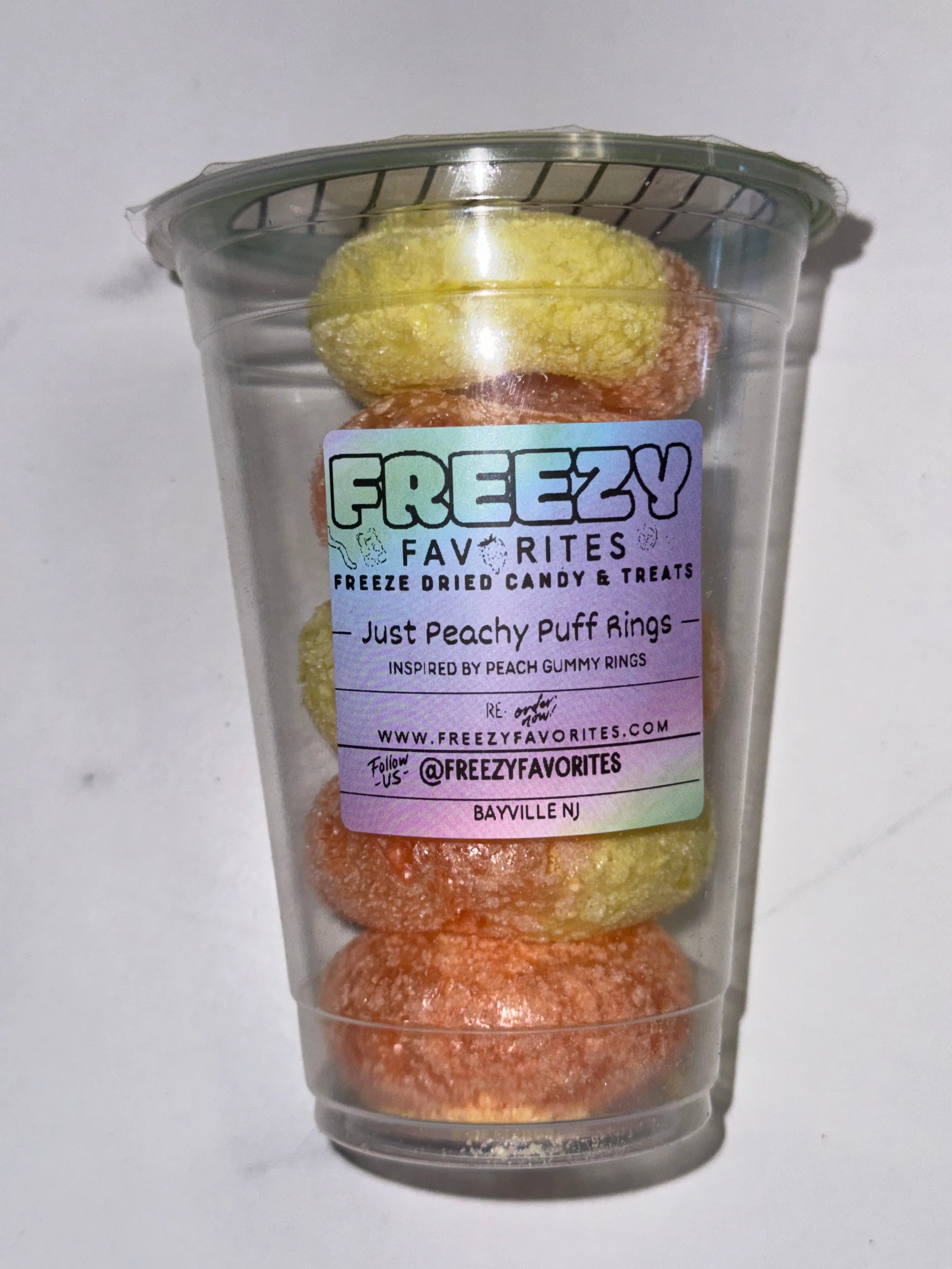 Just Peachy Freeze Dried Rings
