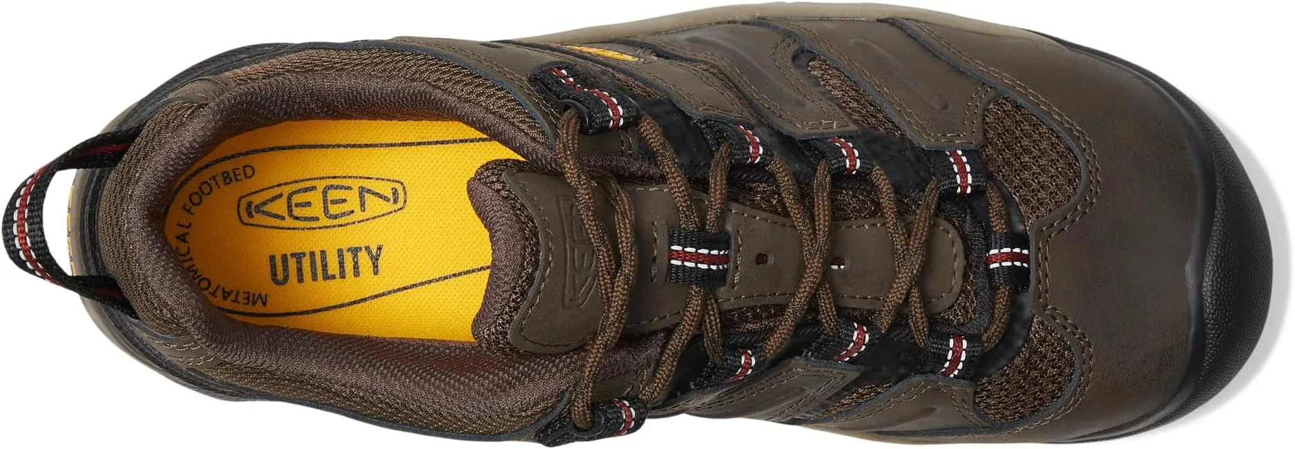 Lansing Low KEEN Utility Sneaker in Cascade Brown/Fired Brick