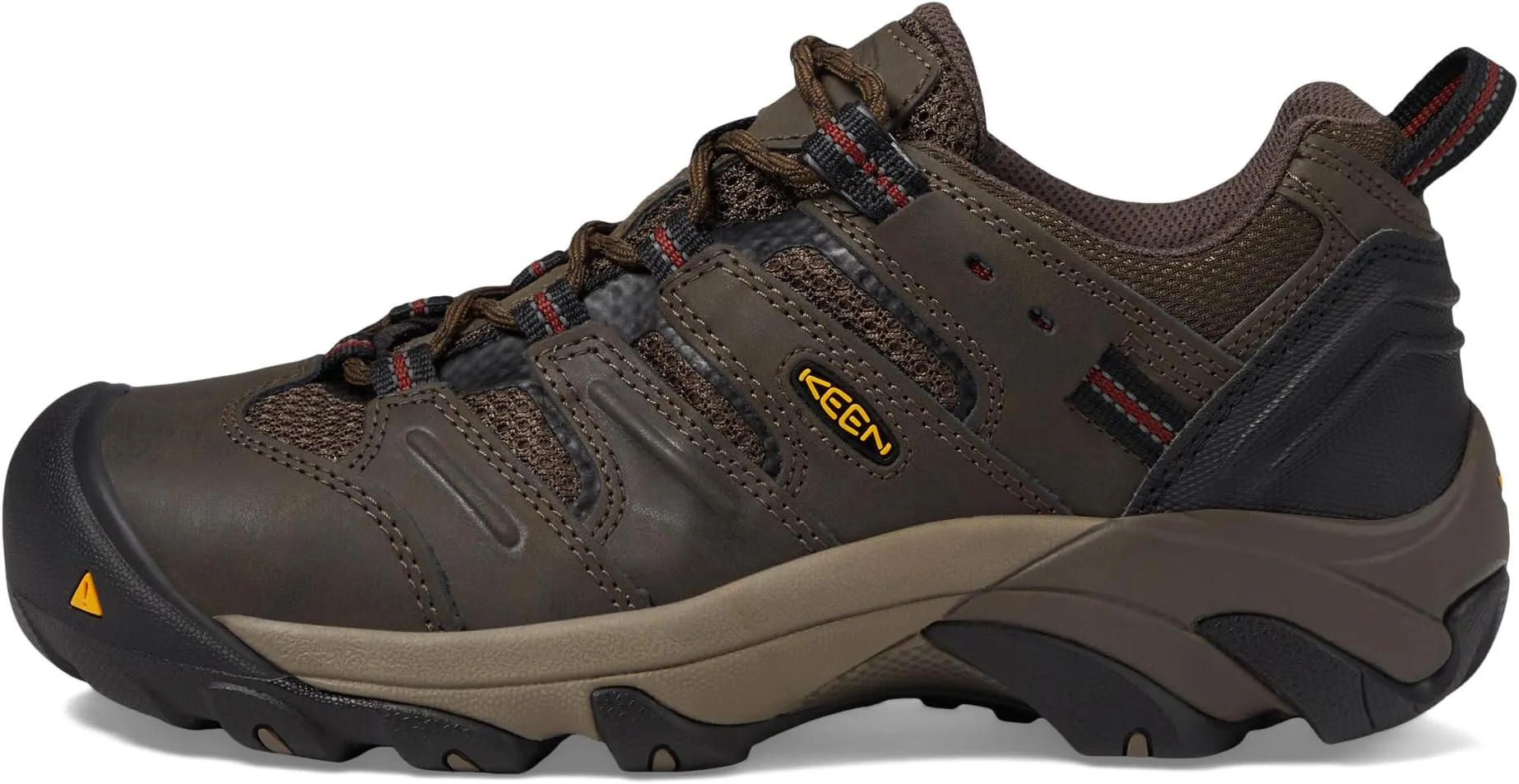 Lansing Low KEEN Utility Sneaker in Cascade Brown/Fired Brick