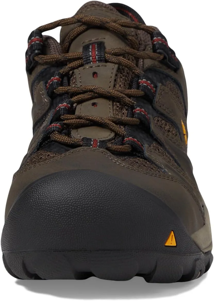 Lansing Low KEEN Utility Sneaker in Cascade Brown/Fired Brick