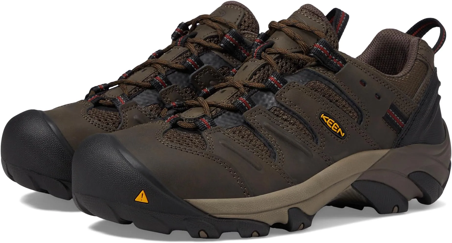 Lansing Low KEEN Utility Sneaker in Cascade Brown/Fired Brick