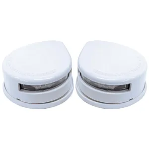 LED Navigation Lights - Port & Starboard - Horizontal Mount - White - 12V
