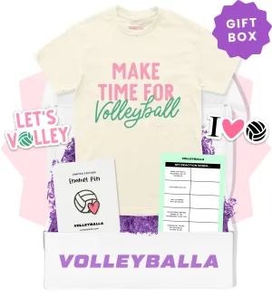 Make Time for Volleyball Gift Box