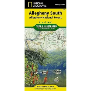 National Geographic Trails Illustrated Allegheny South Map [Allegheny National Forest]