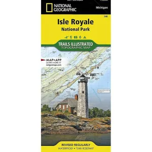 National Geographic Trails Illustrated Isle Royale National Park Map