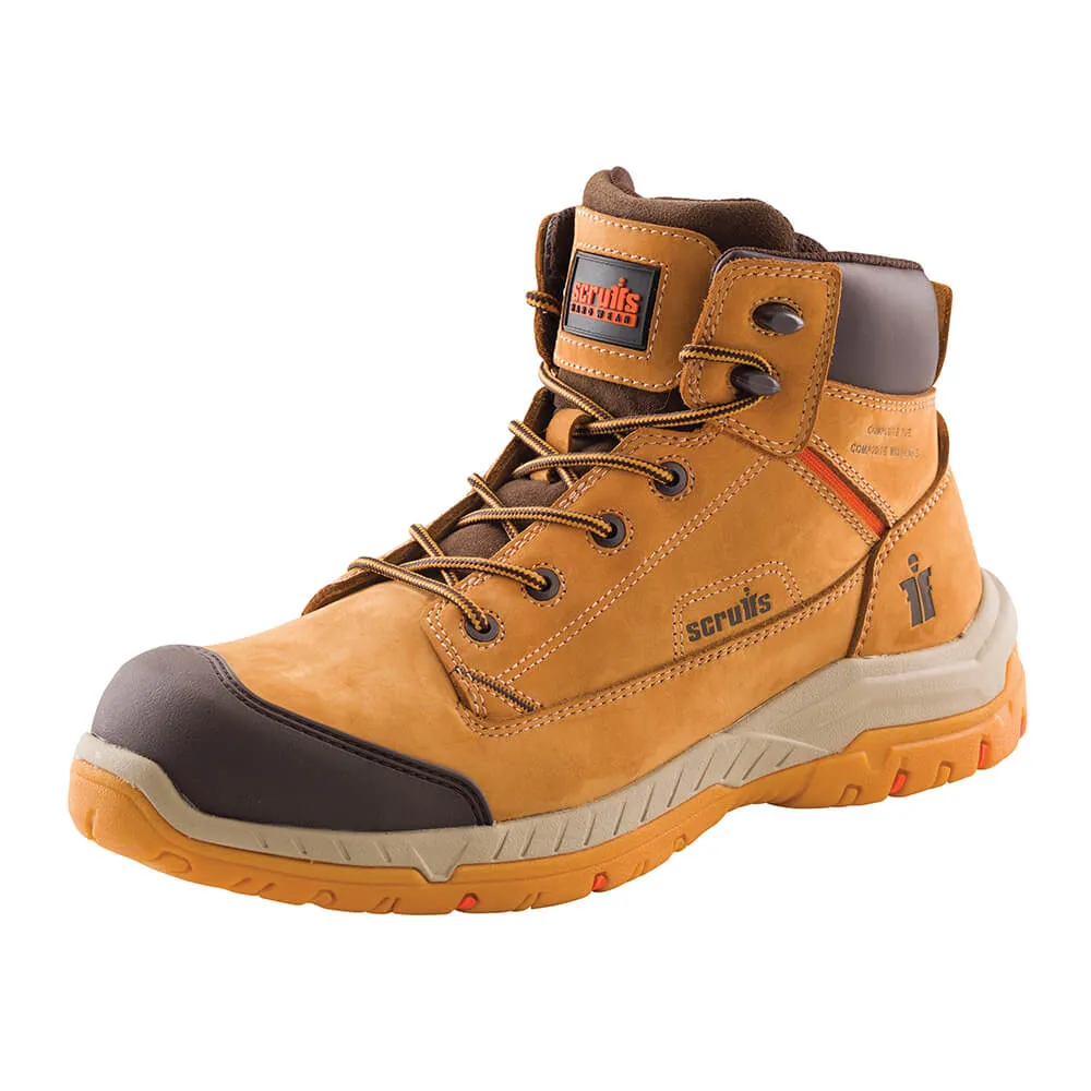 Scruffs Solleret Safety Work Boots Tan