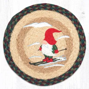 Skiing Gnome Trivet