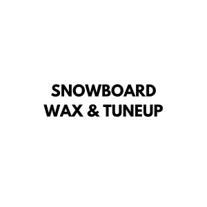Snowboard Wax & Tune Up $30