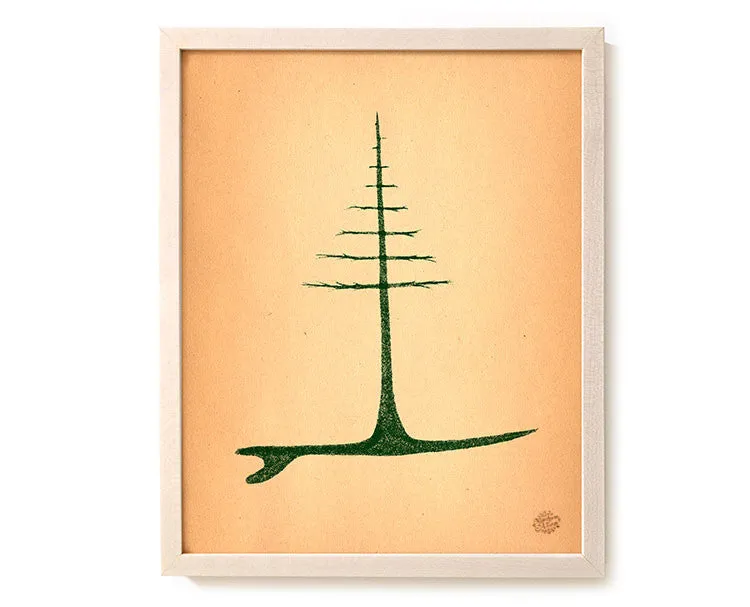Surfing Art Print "Grow"