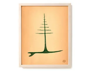 Surfing Art Print "Grow"