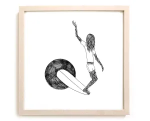 Surfing Art Print "Harry"