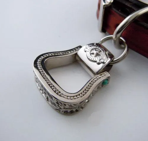 Western Stirrup Leather Bracelet