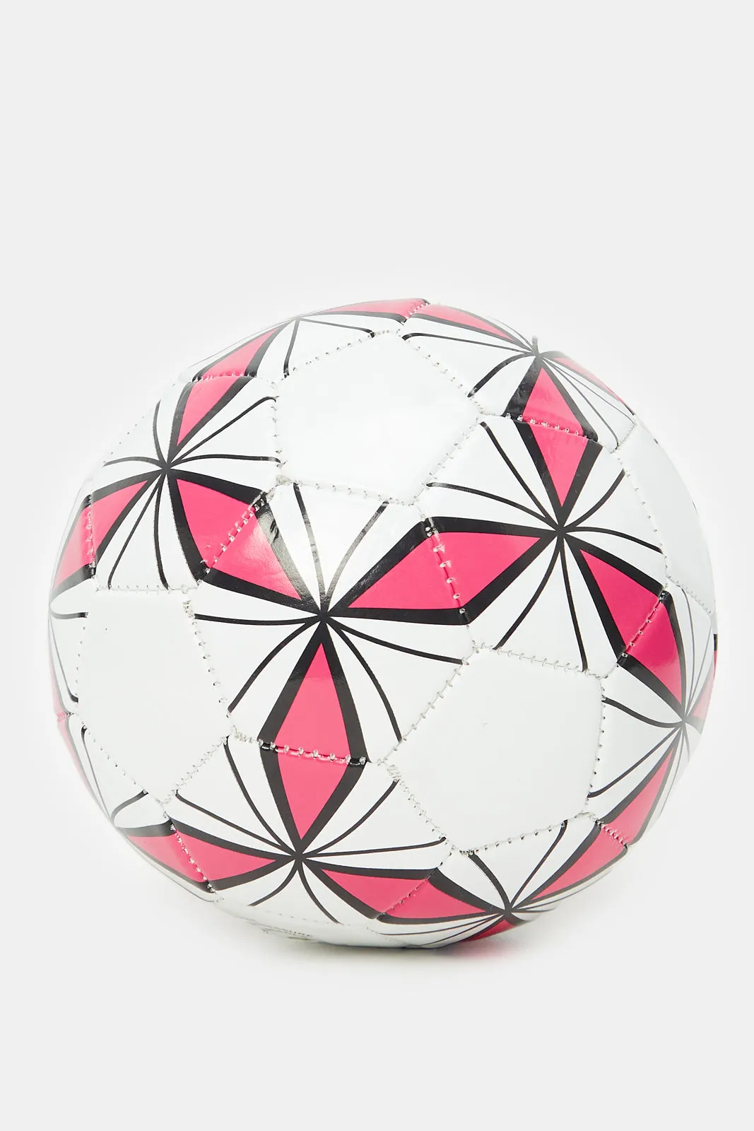 White And Red Printed Football