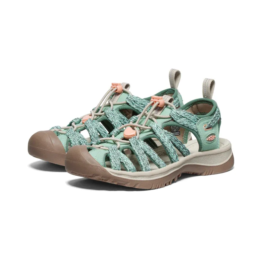Women's Whisper - Granite Green/Peach Parfait